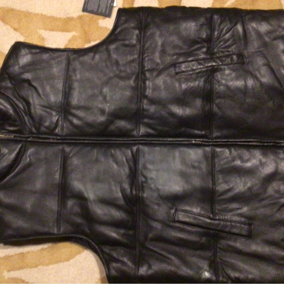 Men's Black -padded Lambskin Leather - Picture 4 of 6
